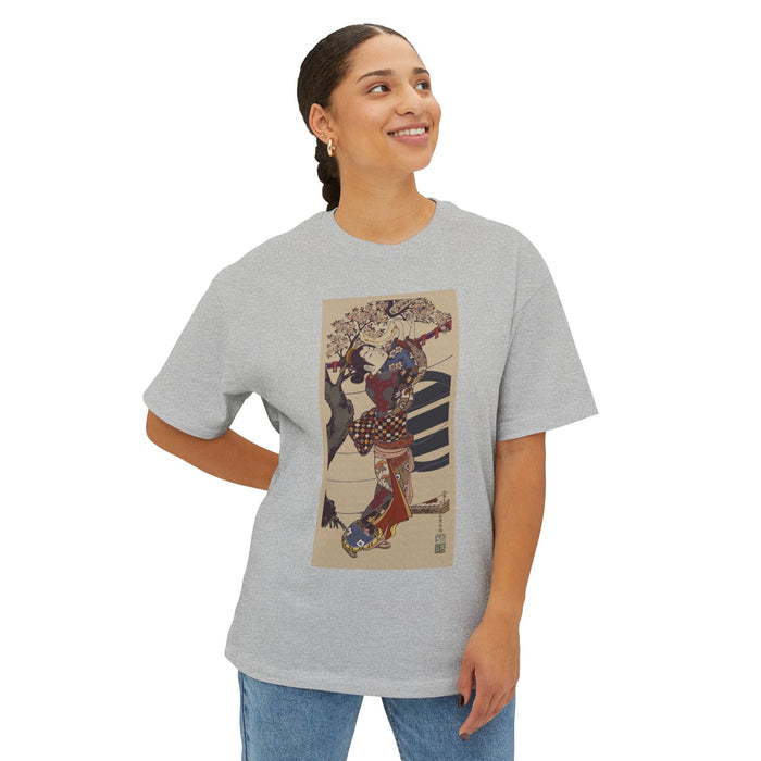 Chic Unisex Oversized Boxy Tee, Retro Graphic Shirt, Comfortable Casual Wear, Art-Inspired T-Shirt, Gift for Art Lovers T-Shirt Printify