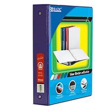 1.5 inch View Binder 3-Ring-White schoollistdone.com