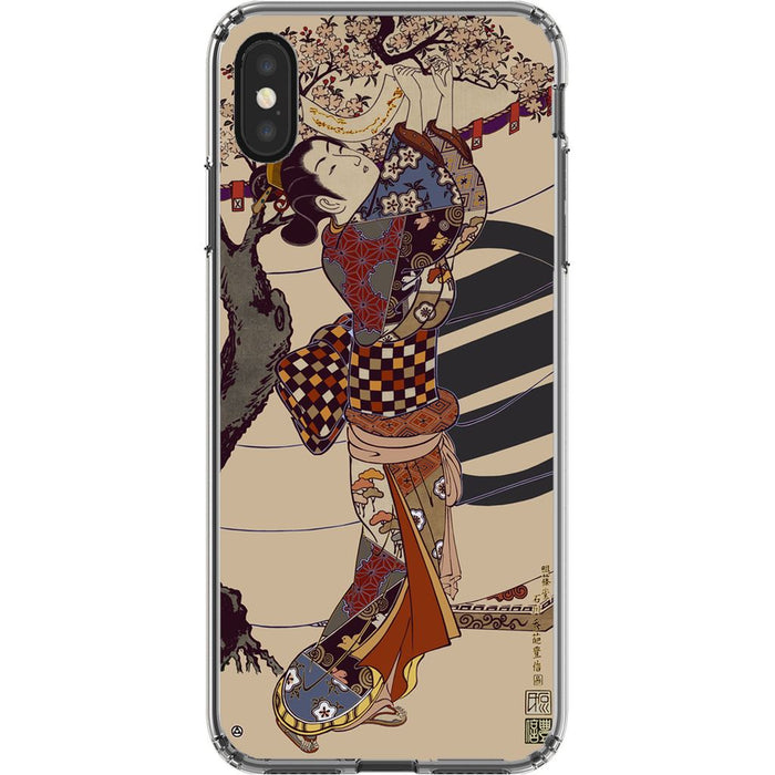 Grand Geisha Premium Phone Case schoollistdone.com Premium Glossy Clear Case iPhone XS Max 