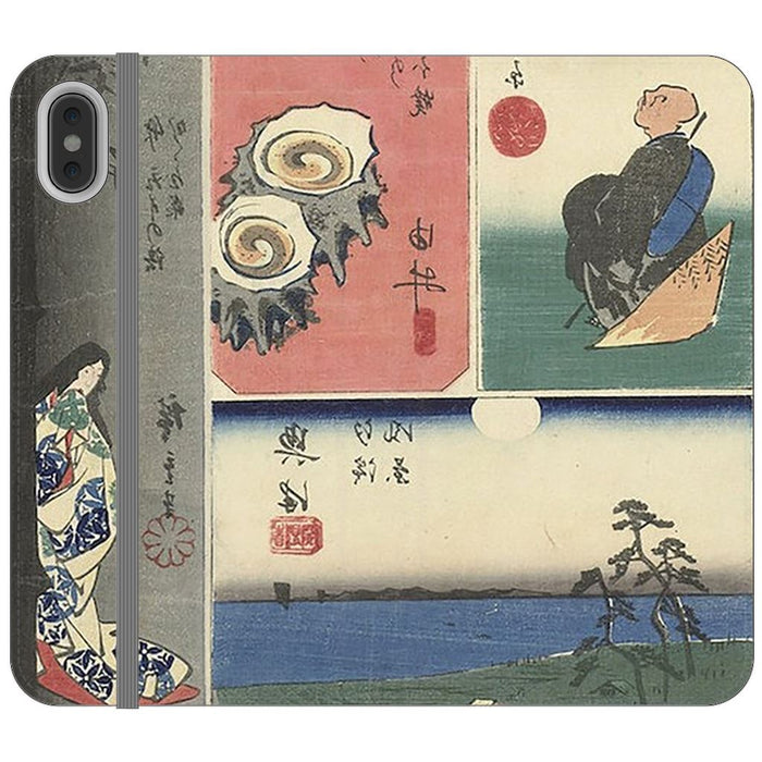 Tokaido schoollistdone.com Premium Folio Wallet Satin Case (Clear PC Insert) iPhone XS Max