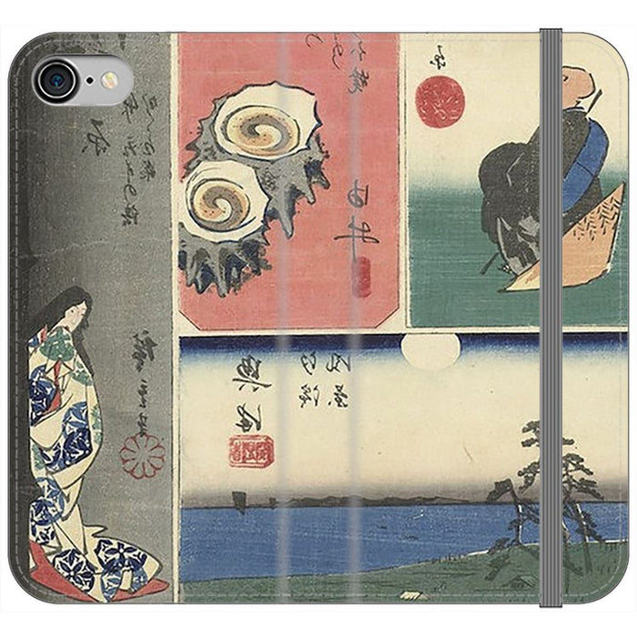 Tokaido schoollistdone.com Premium Folio Wallet Satin Case (Clear PC Insert) iPhone 7