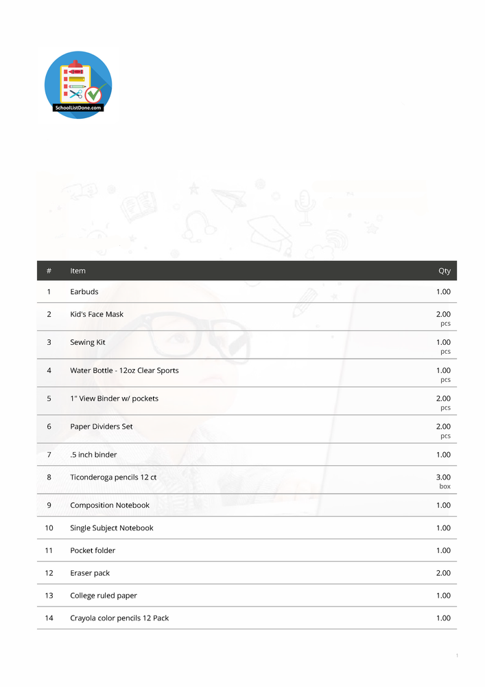 PCS56 schoollistdone.com