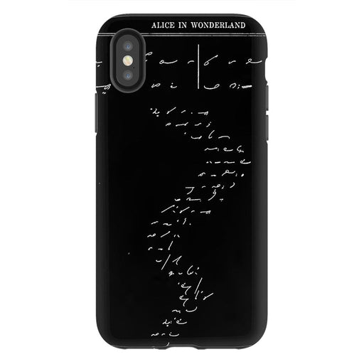 Down the Rabbit Hole schoollistdone.com Premium Glossy Tough Case iPhone X