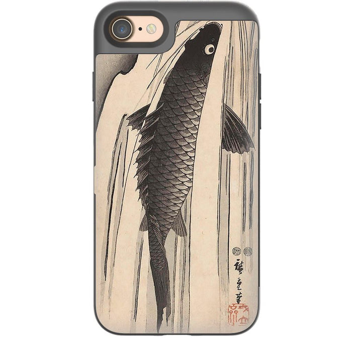 Koi Taki schoollistdone.com Premium Glossy BakPak 2 Case iPhone 8