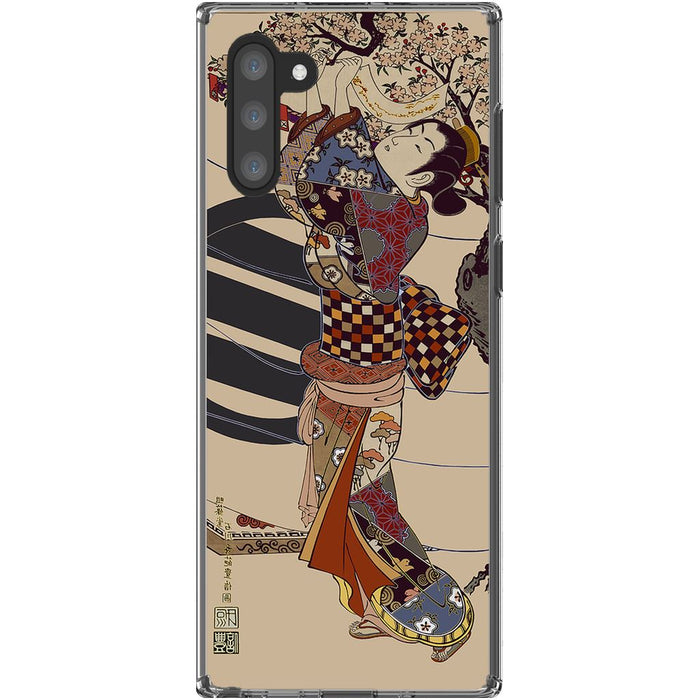 Grand Geisha Premium Phone Case schoollistdone.com Premium Glossy Clear Case Samsung Galaxy Note 10 