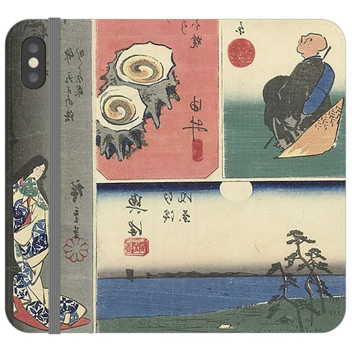 Tokaido schoollistdone.com Premium Folio Wallet Satin Case (Clear PC Insert) iPhone XS