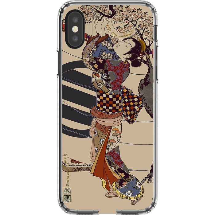 Grand Geisha Premium Phone Case schoollistdone.com Premium Glossy Clear Case iPhone XS