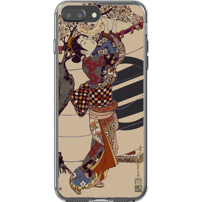 Grand Geisha Premium Phone Case schoollistdone.com Premium Glossy Clear Case iPhone 8 Plus 