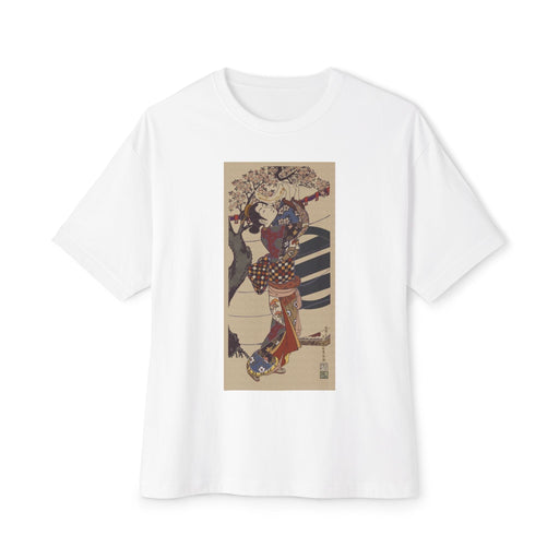 Chic Unisex Oversized Boxy Tee, Retro Graphic Shirt, Comfortable Casual Wear, Art-Inspired T-Shirt, Gift for Art Lovers T-Shirt Printify White XS 