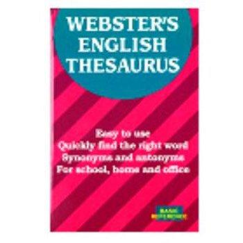 Webster's English Thesaurus schoollistdone.com 