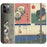 Tokaido schoollistdone.com Premium Folio Wallet Satin Case (Clear PC Insert) iPhone 11 Pro 
