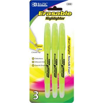 Erasable Highlighters 3 Pack schoollistdone.com 