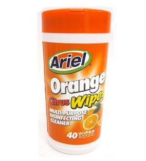 Multi-Purpose Wipes Orange Citrus 40ct schoollistdone.com 