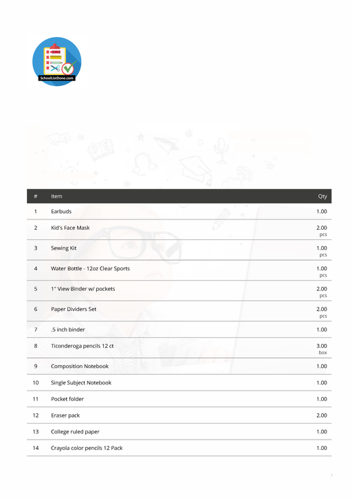 PCS56 schoollistdone.com 