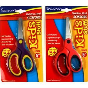 Scissors Soft Grip-5" Blunt Tip schoollistdone.com 
