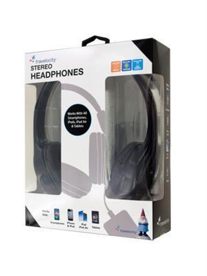 Travelocity Padded Stereo Headphones schoollistdone.com