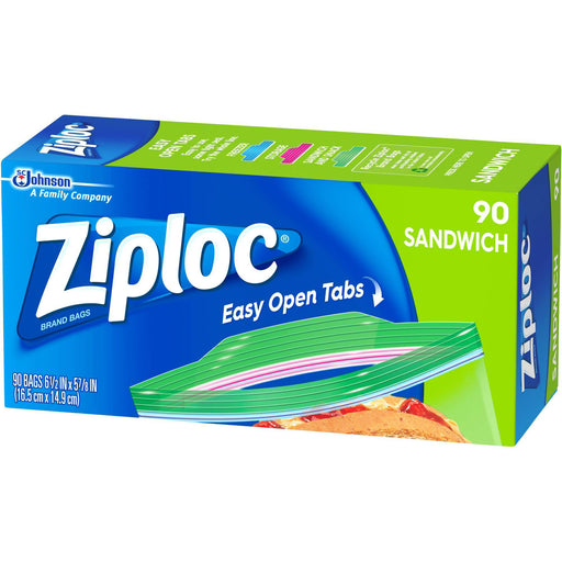 Ziplock Sandwich Bags 90ct schoollistdone.com